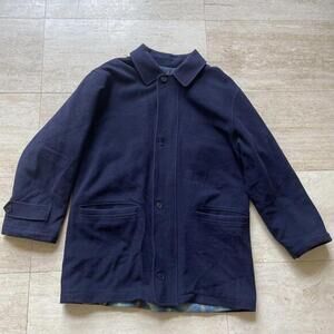 edoardo bonazzi per aledoa‎ italy Womens coat XL Blue Vintage